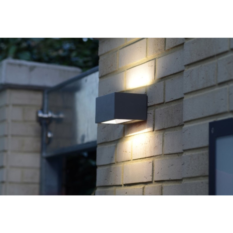 Lutec Udendørs Væglampe Gemini 65x89x140mm