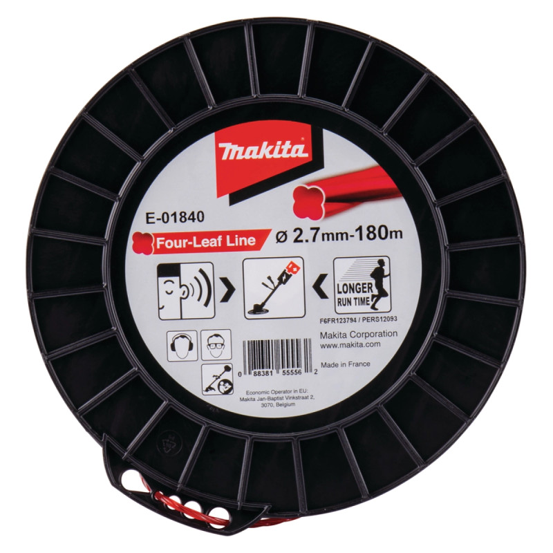Makita Four-leaf Nylontråd    -180m  -01840