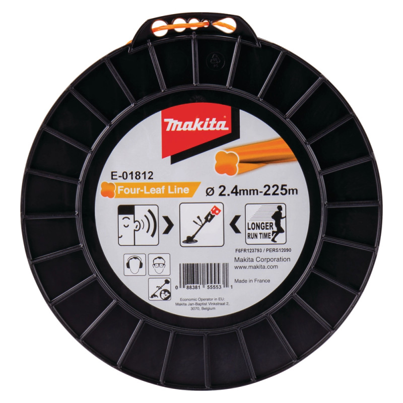 Makita Four-leaf Nylontråd    -225m  -01812