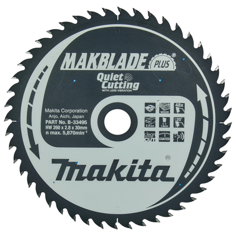 Makita Hm Klinge 260x30x48z Makblade   -33495