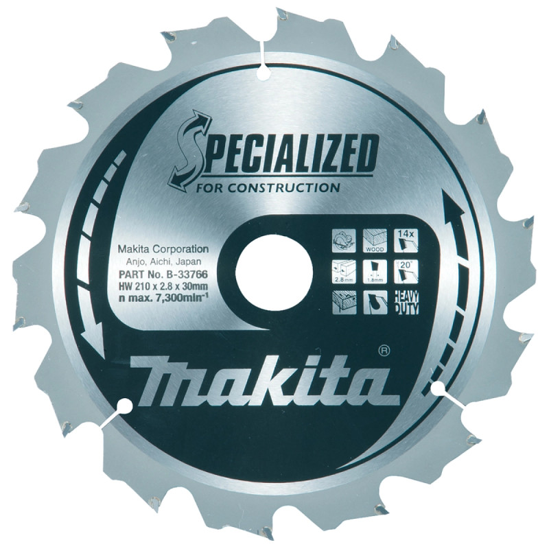 Makita Hm Klinge 210x30x14z Specializ  -33766