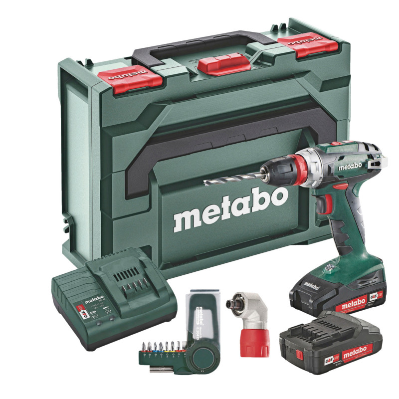 Metabo Bs 18 Quick Set 602217870 Akku-bore--skruemaskine