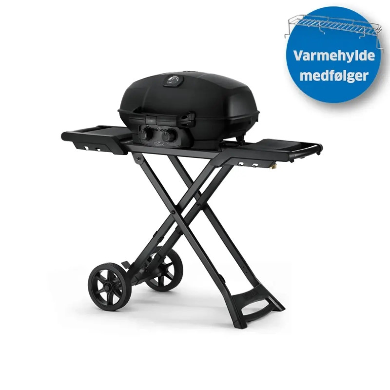Napoleon Travelq Pro285 Phantom Gasgrill Med Vogn   Brødholder Pro285x-phm