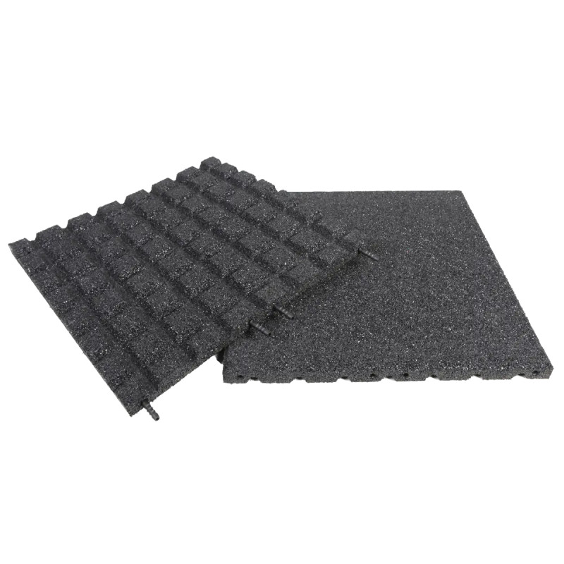 Nordic Play Active Gummifliser 50   50     Cm Sort   30 Mâ    120 Stk