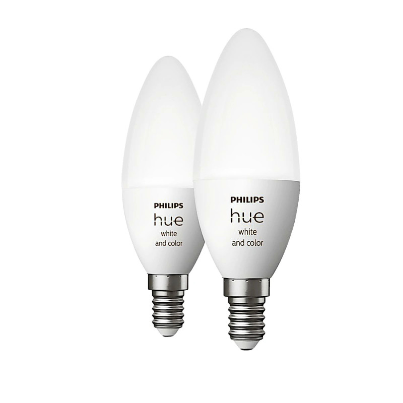 Philips Hue White And Color Ambiance B39 Kertepære E14 25w Bluetooth  -pak
