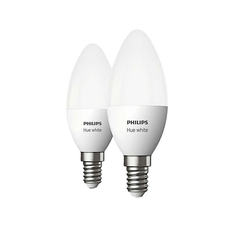 Philips Hue White B39 Kertepære E14 40w Bluetooth  -pak