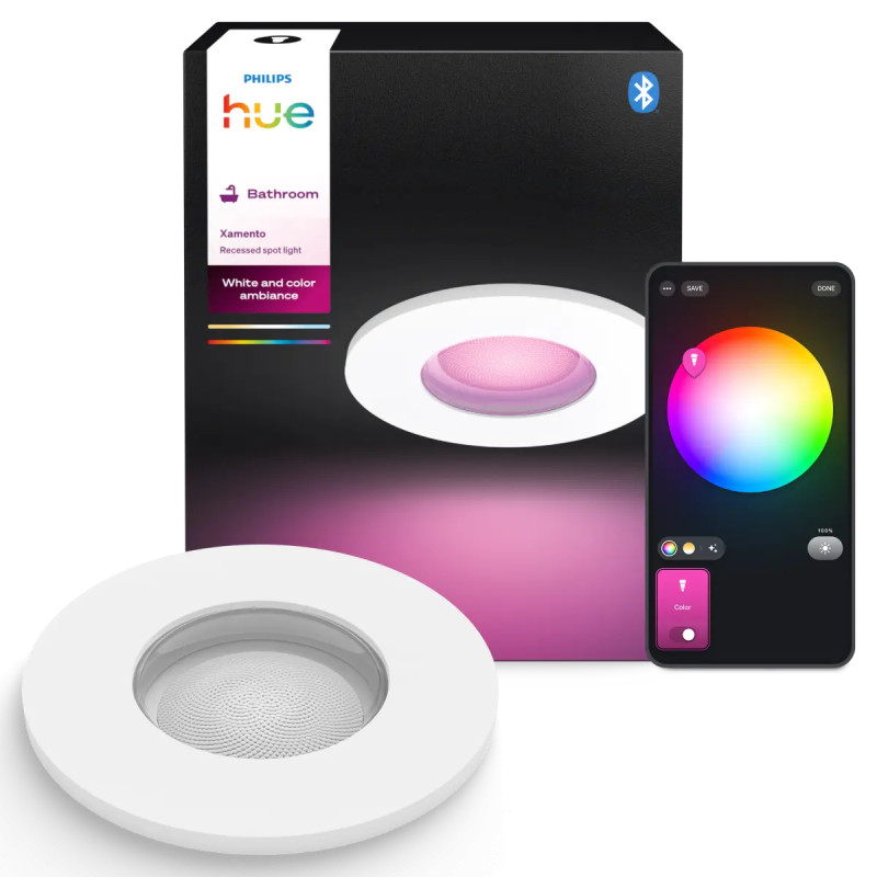 Philips Hue Xamento White And Color Ambiance Indbygningsspot Hvid   2w