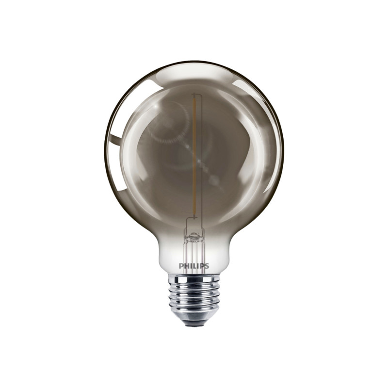 Philips Led Classic  Filament 15w Globe   E27  Smoky  Ikke Dæmpbar   Stk 8718699657635