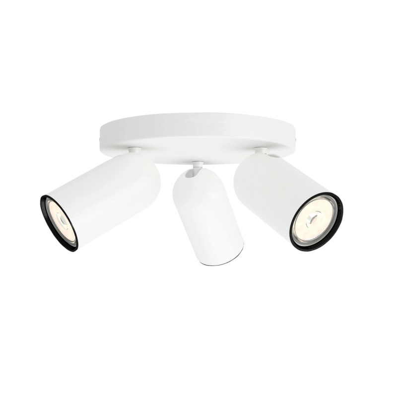 Philips Myliving Pongee Spiral Loft- Vægspot Hvid Med   Spots
