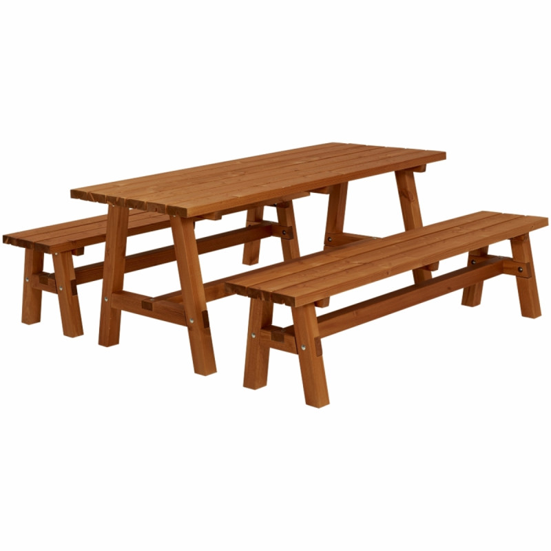 Plus Country Plankesæt Består Af Bord Og   Bænke Teak