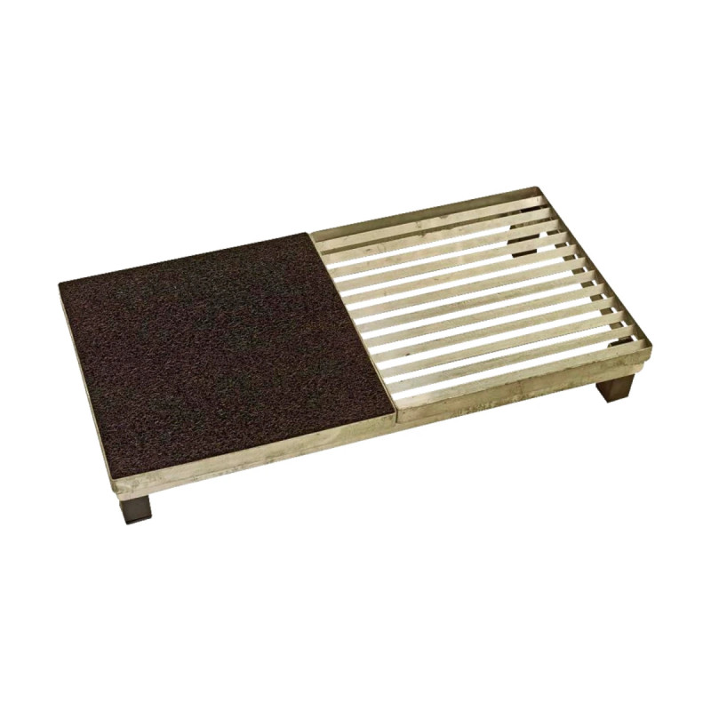 Plus Cubic Rist Inkl  Måtte   Stålramme   Stillesko   5cm   40 Cm     40 Cm Sort