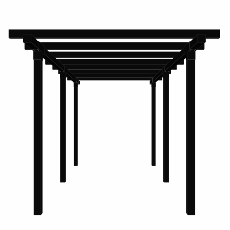Plus Dobbelt Pergola   Moduler 476x238x226 179094-15
