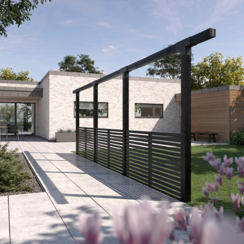 Plus Enkelt Pergola   Moduler Incl  Tokyo Hegn 664x9x218 179098-15