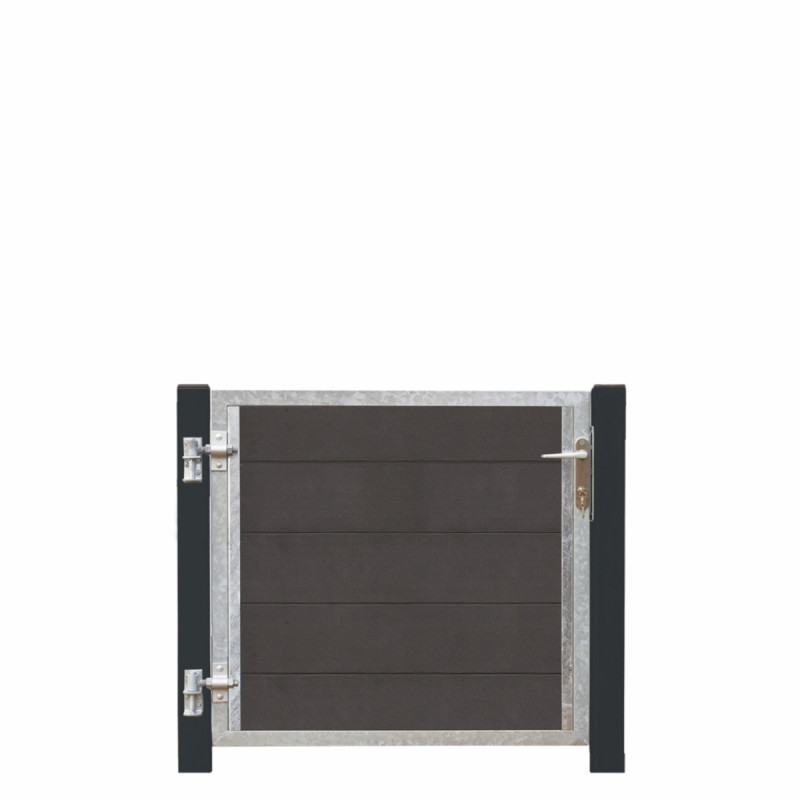 Plus Futura Kompositlåge Vi 99ã 91 Cm Cm   16 Cm Gråsorte Stålstolper 17567-21