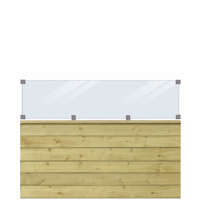 Plus Klink Profilhegn   Glas 174ã 125 Cm Pefc 27798-