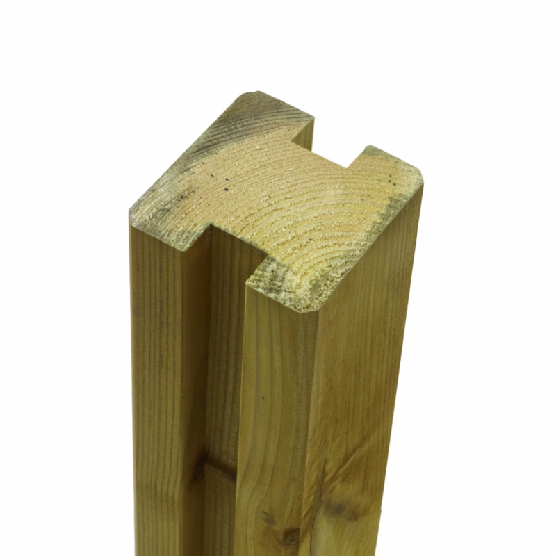 Plus Krydsskåret Profilstolpe     Spor 9ã 9ã 268 Cm Pefc 27748-