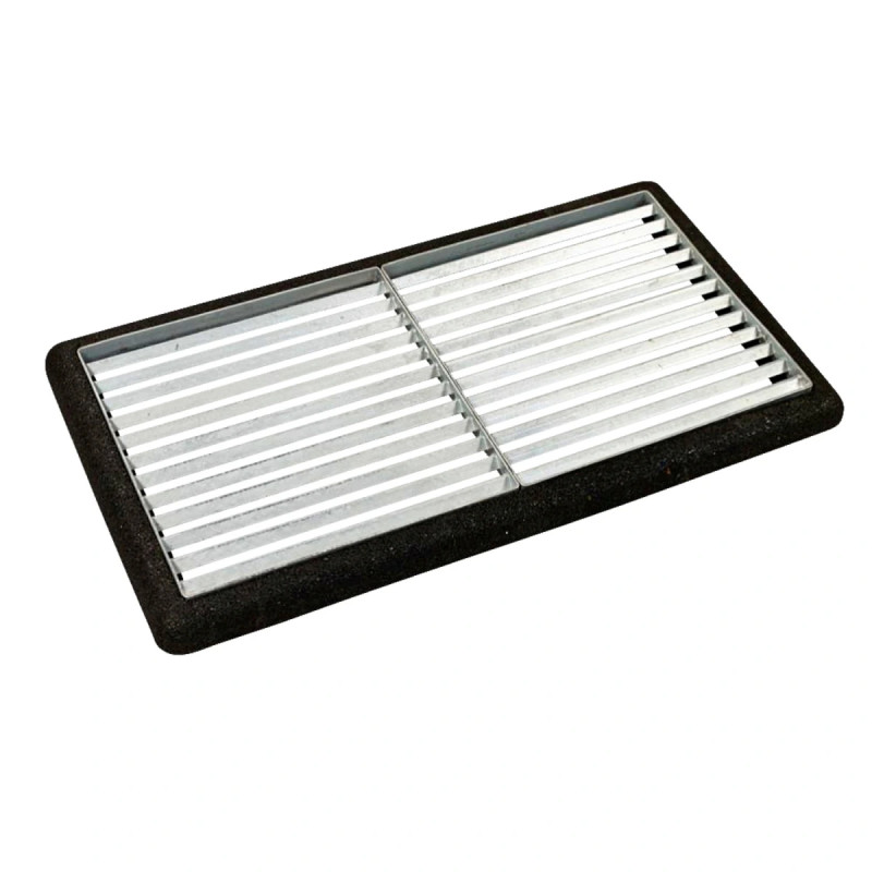 Plus   Stk  Cubic Riste 40x40 Cm   Måtte   Gummiramme