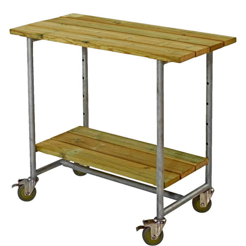 Plus Urban Picnic Grillbord     Hylde Og Hjul Trykimprægneret 179540-