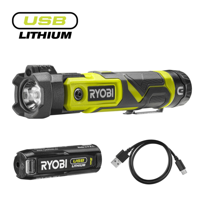 Ryobi Lommelygtesæt Rlp4-120g 640 Lm