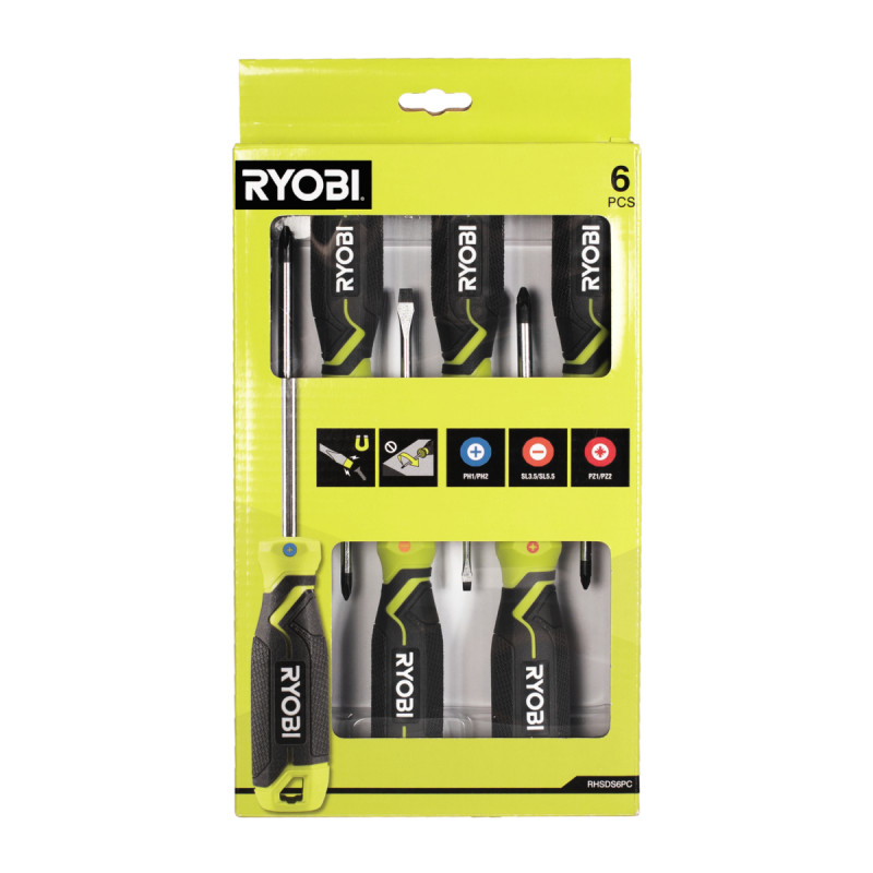 Ryobi Skruetrækkersæt  Rhsds6pc