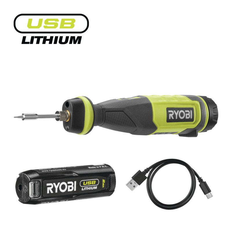 Ryobi 4v Loddekolbesæt Rsi4-120g