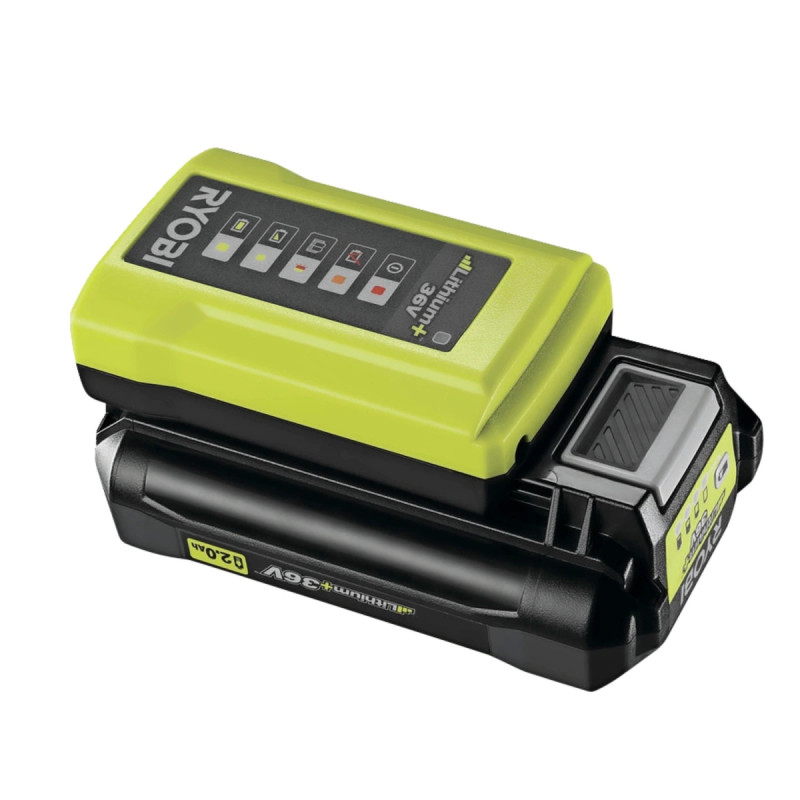 Ryobi 36v Sæt Lader  Ry36c17a  Med Led Strømindikator      Amp Tim  Ry36bc17a-120 Max Power