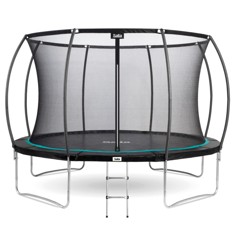 Salta Cosmos Trampolin Inkl  Stige Og Sikkerhedsnet ø427 Cm   Sort