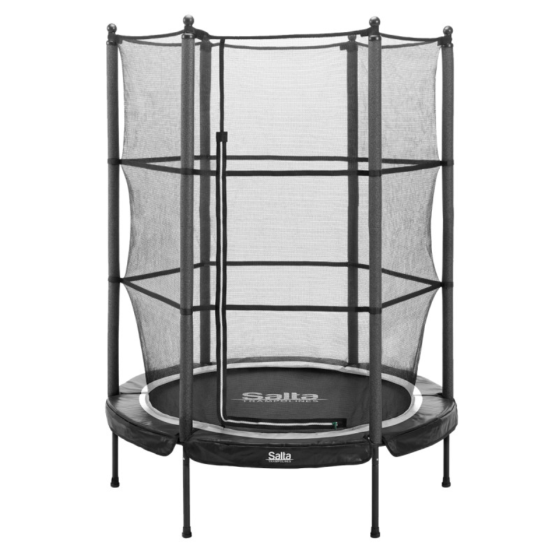 Salta Junior Trampolin Inkl  Sikkerhedsnet ø140 Cm   Sort