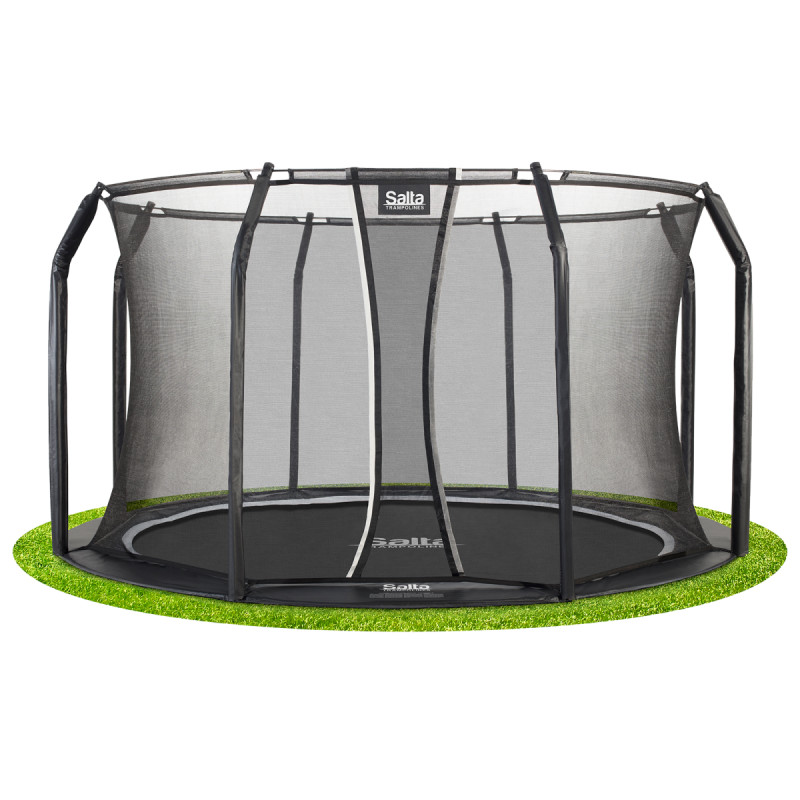 Salta Royal Baseground Trampolin Inkl  Sikkerhedsnet ø305 Cm   Sort