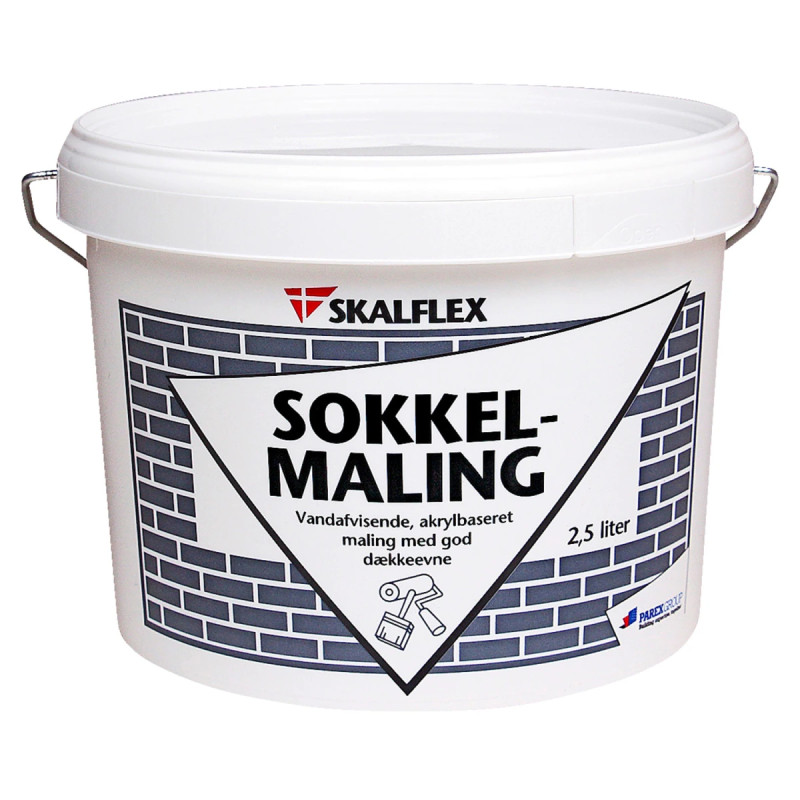 Skalflex Sokkelmaling Lys Grå   5lt