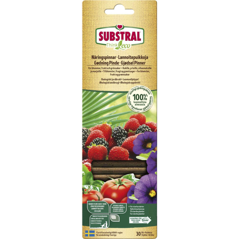 Substral Næringspinde Think Eco 30 Stk