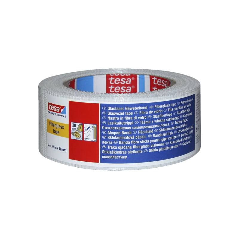 Tesa Glasfibervæv Hvid 45     48 Mm