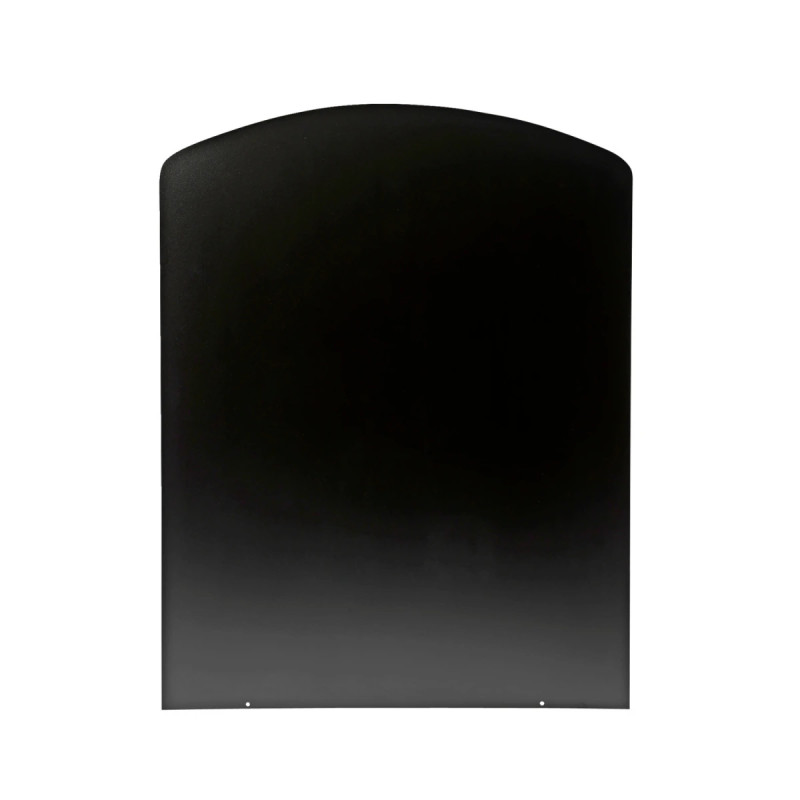 Varde Stålgulvplade Afrundet Front Sort   85x110cm- Sælges Kun Sammen Med Køb Af Varde Brændeovn