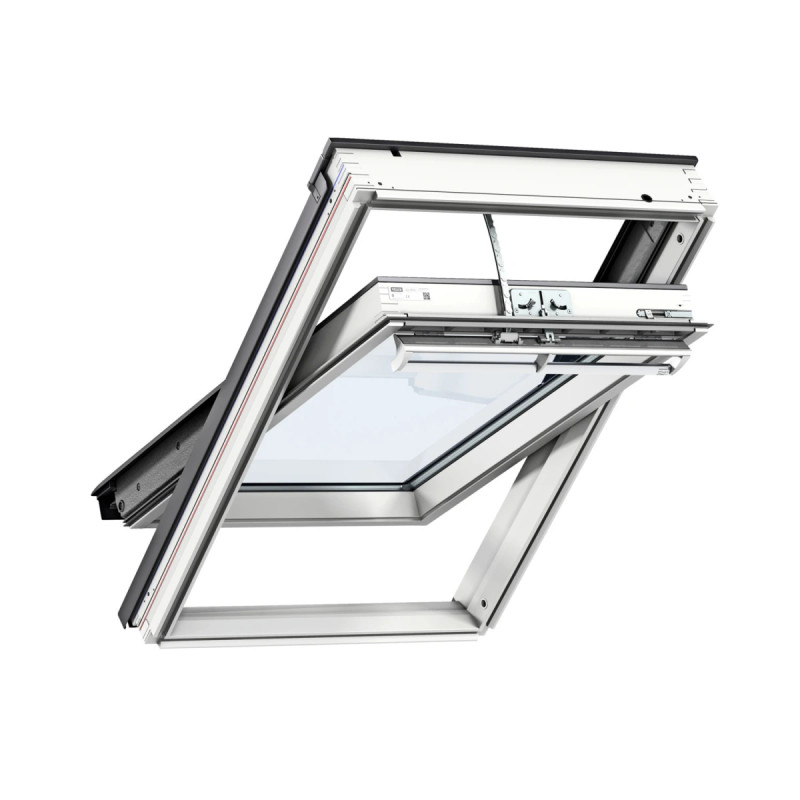 Velux Integra Elektrisk Hvid- Malet 55x78  -lags Lavenergi Ggl Ck02 206821a