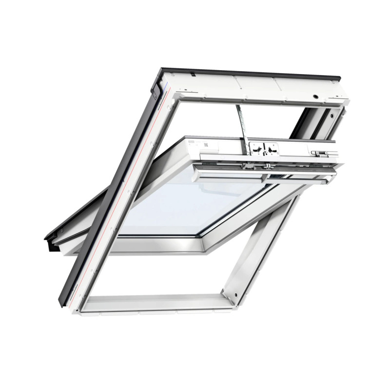 Velux Integra Elektrisk Hvid Polyuretan 55x78  -lags Lav Ggu Ck02 006821a
