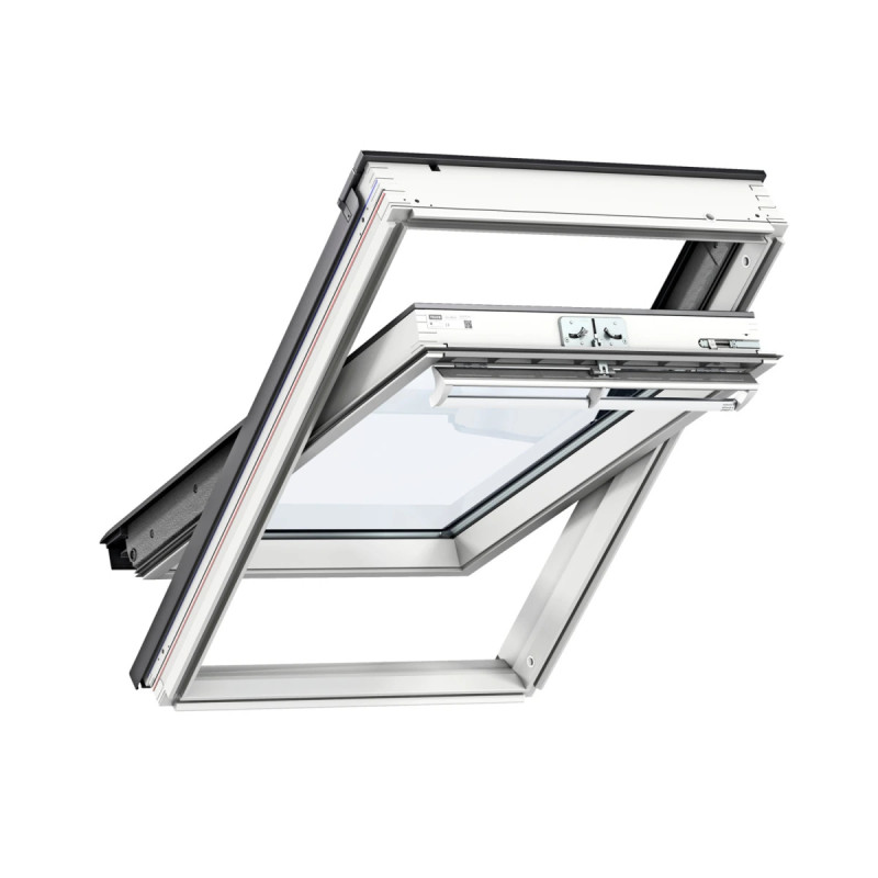 Velux Vippevindue Hvidmalet 55x78  -lags Lavenergi Ggl Ck02 2068