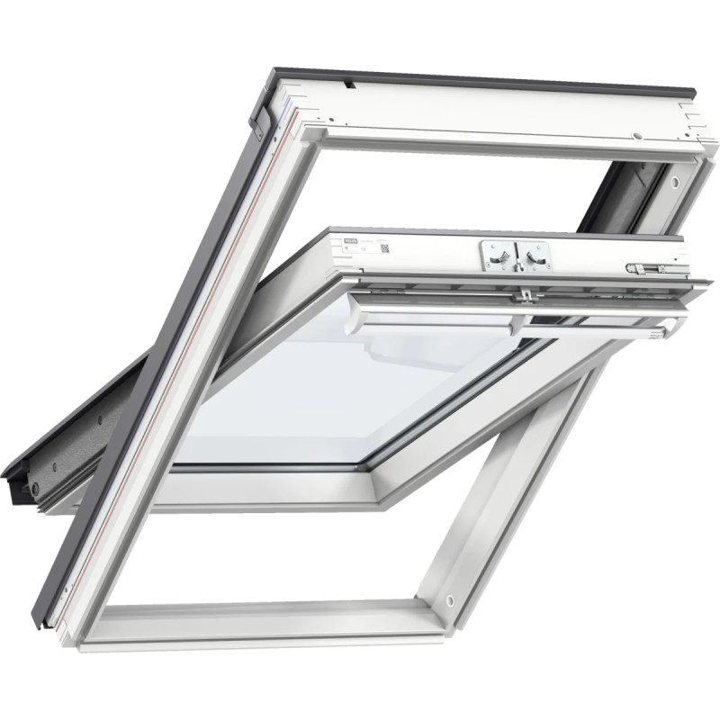 Velux Vippevindue Hvidmalet 78x180  -lags Lavenergi Ggl Mk12 2068