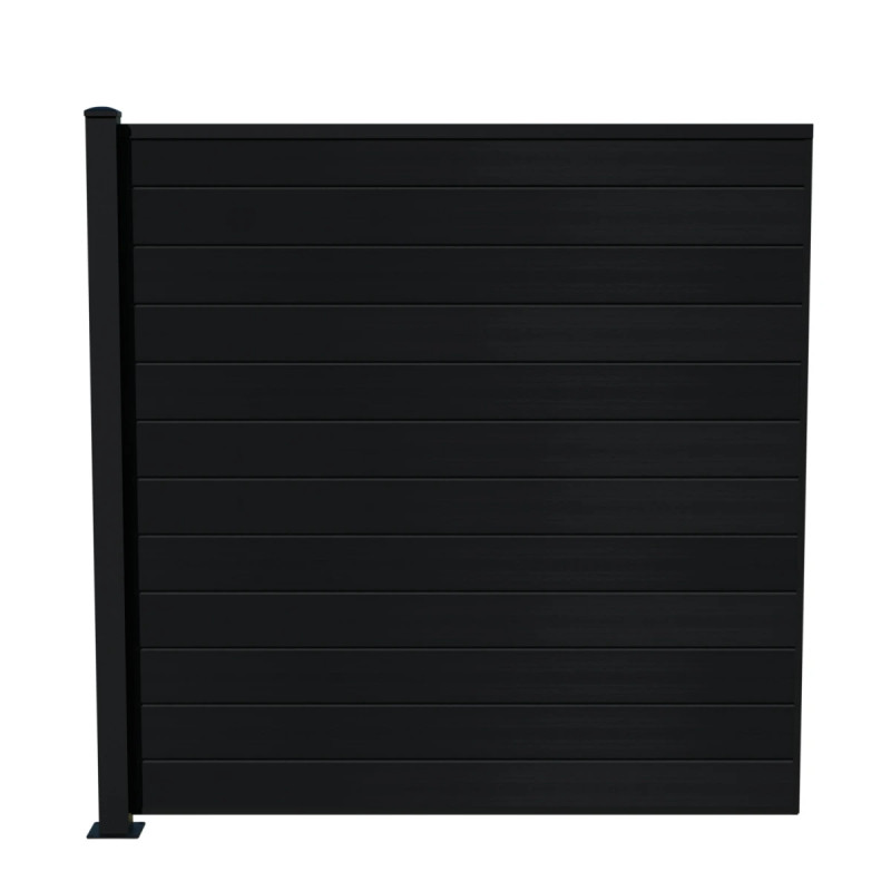 Wimex Fag Livø Prime T180  -profil Wpc Matsort Pulverlak Stolpe    Fod 1800   1893 Mm
