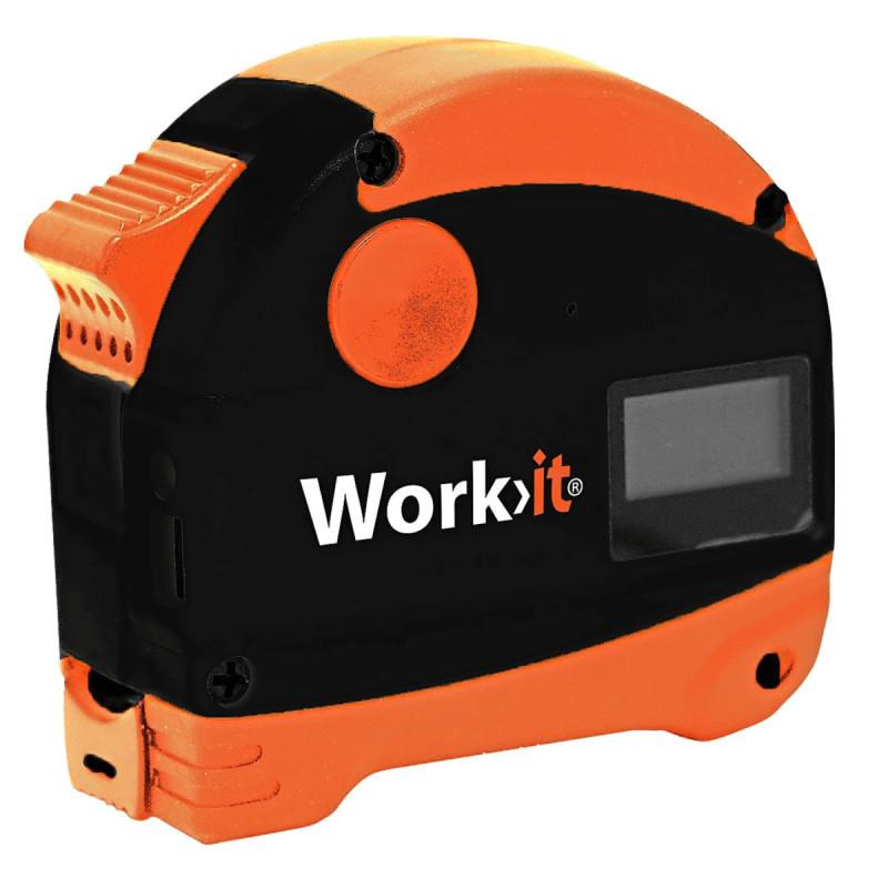 Work-it Målebånd Med Laserafstandsmåler     40 Meter