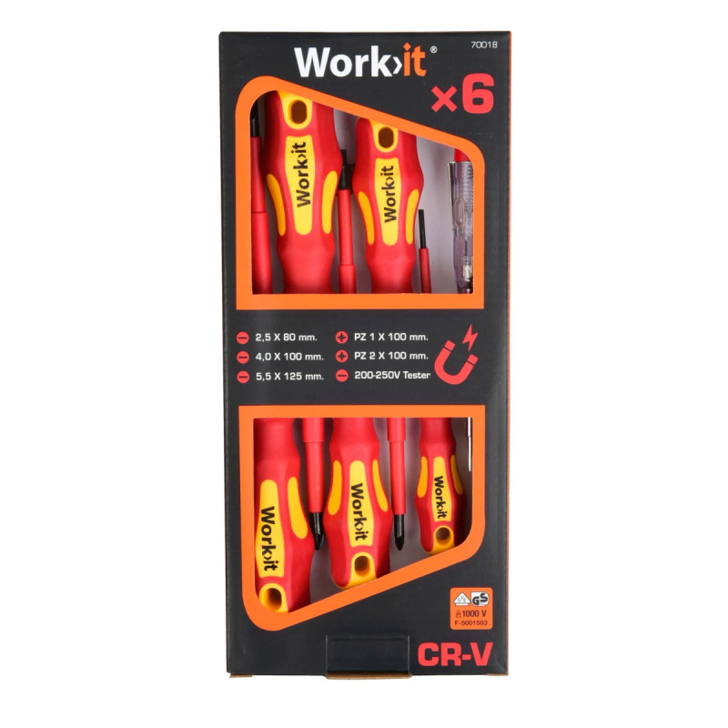 Work-it Vde Skruetrækkersæt   Dele