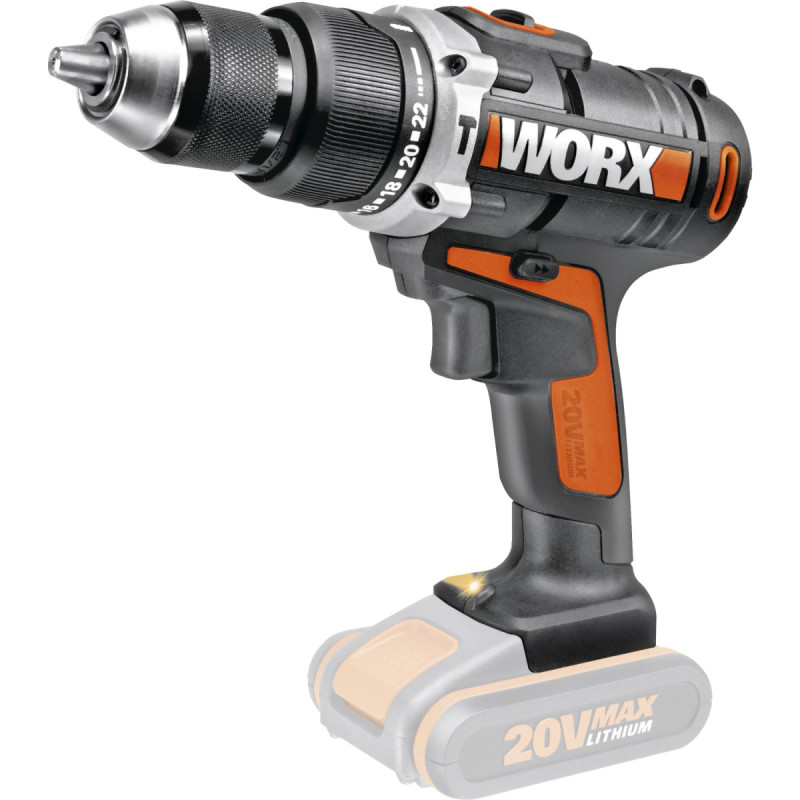 Worx 20v Bore Skruemask 50nm Solo